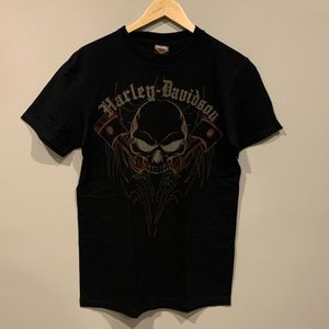 Harley-Davidson Shirts - Rocky’s Harley Davidson London, On Biker T-Shirt Harley-Davidson Shirts - Rocky’s Harley Davidson London, On Biker T-Shirt